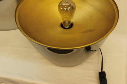 Glass Balloon Lamp- Smoked Copper