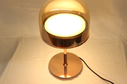 Modern Polished Copper Table Lamp