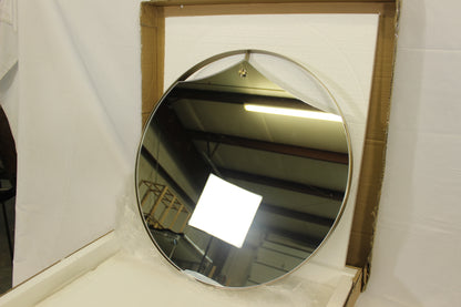 Artistic Burnished Satin Brass Hanging Wall Mirror