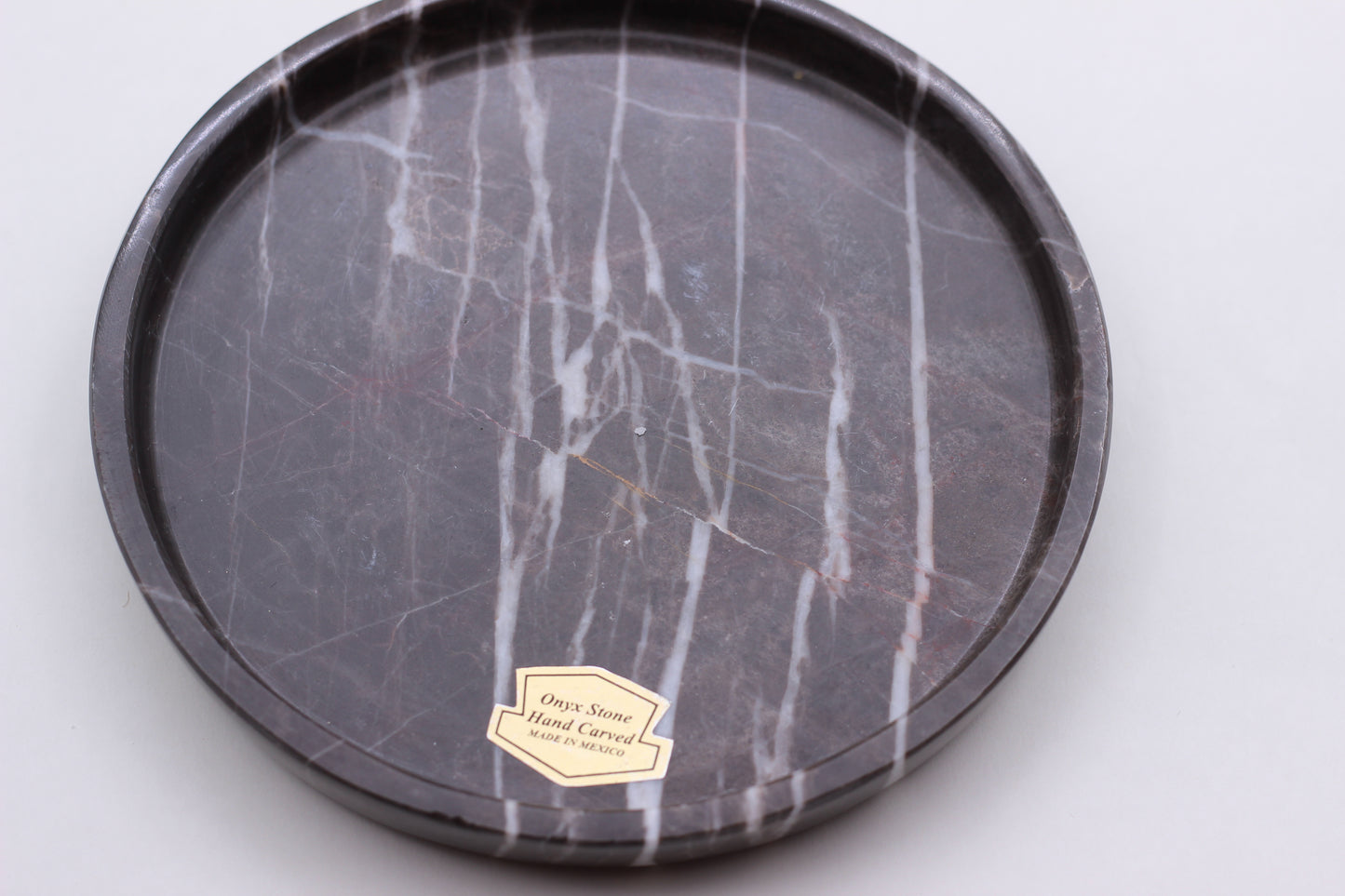 Brown Marble Mezcal Shot Glass Set with Tray – 5 Piece Set