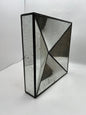 SM Square Mirror 12" w/ X-Pattern