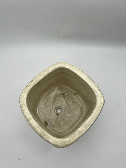 Beige ceramic Flower Pot
