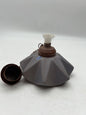 Grey Ceramic & Brass Citronella Candle