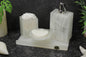 Translucent Onyx Bathroom Accessory Set – 4 Piece Handcrafted Set