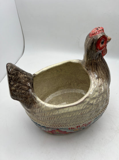 Ceramic Chicken Egg Holder