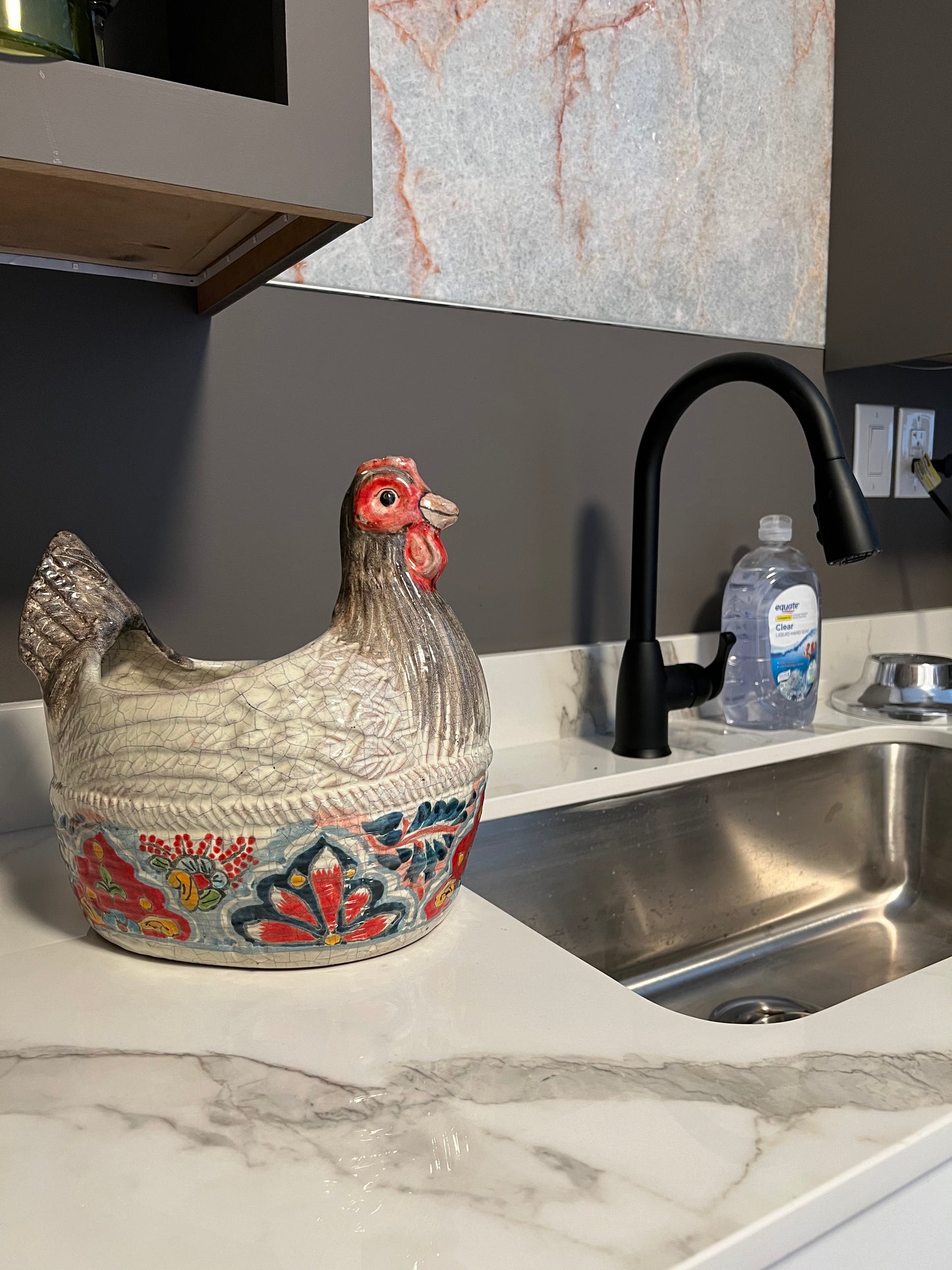 Ceramic Chicken Egg Holder