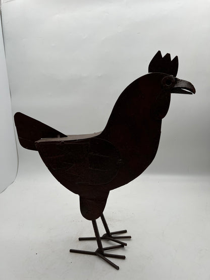 Bronze Chicken Figurine
