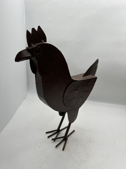 Bronze Chicken Figurine