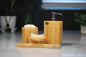 Honey Onyx Bathroom Accessory Set – 4 Piece Handcrafted Set