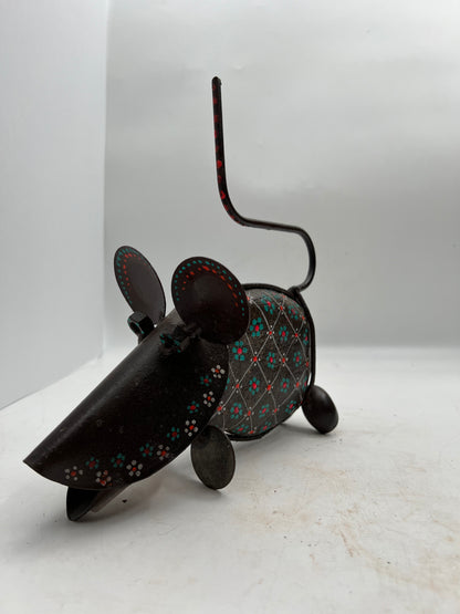 Stone & Steel Mouse Figurine