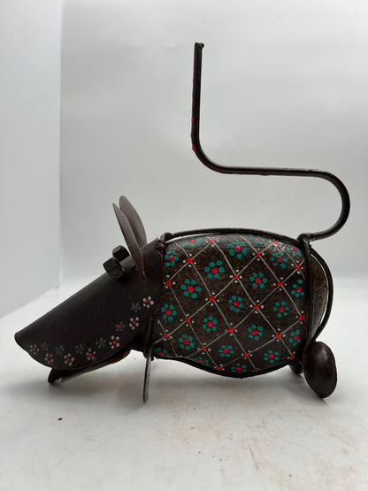 Stone & Steel Mouse Figurine