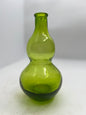 Blown Glass Green Flower Vase