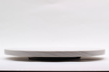 Grey Marble Lazy Susan Serving Tray – 16" Handcrafted Rotating Tray