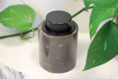 Brown Marble Foaming Soap Dispenser – 10oz Pump Bottle