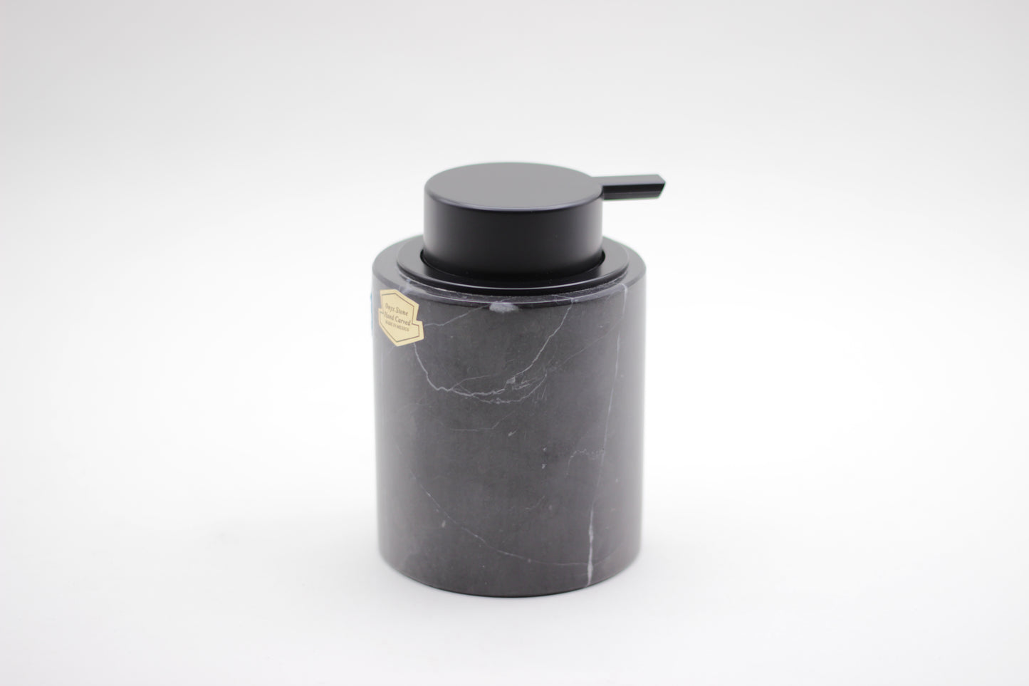 Black Marble Foaming Soap Dispenser – 10oz Pump Bottle