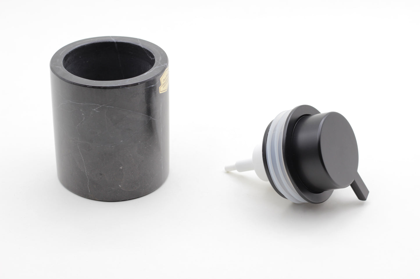 Black Marble Foaming Soap Dispenser – 10oz Pump Bottle