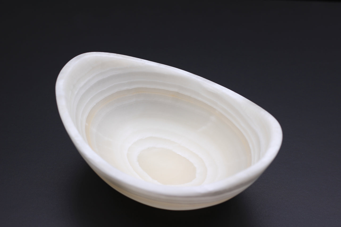 White Onyx Rice Bowl – Handcrafted 8" Serving & Decorative Bowl