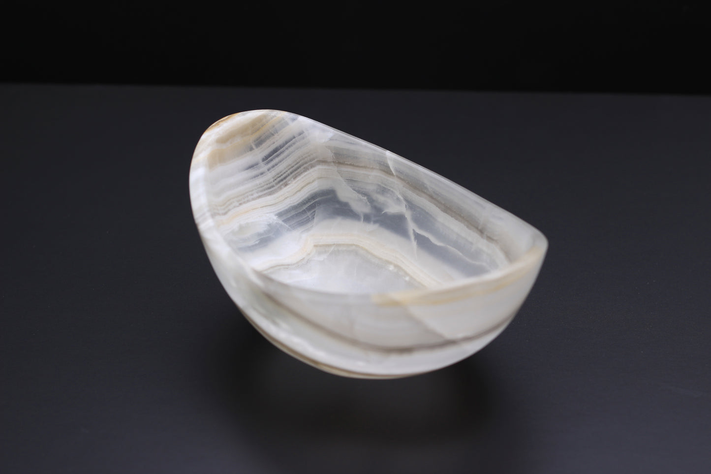 White Onyx Rice Bowl – Handcrafted 8" Serving & Decorative Bowl
