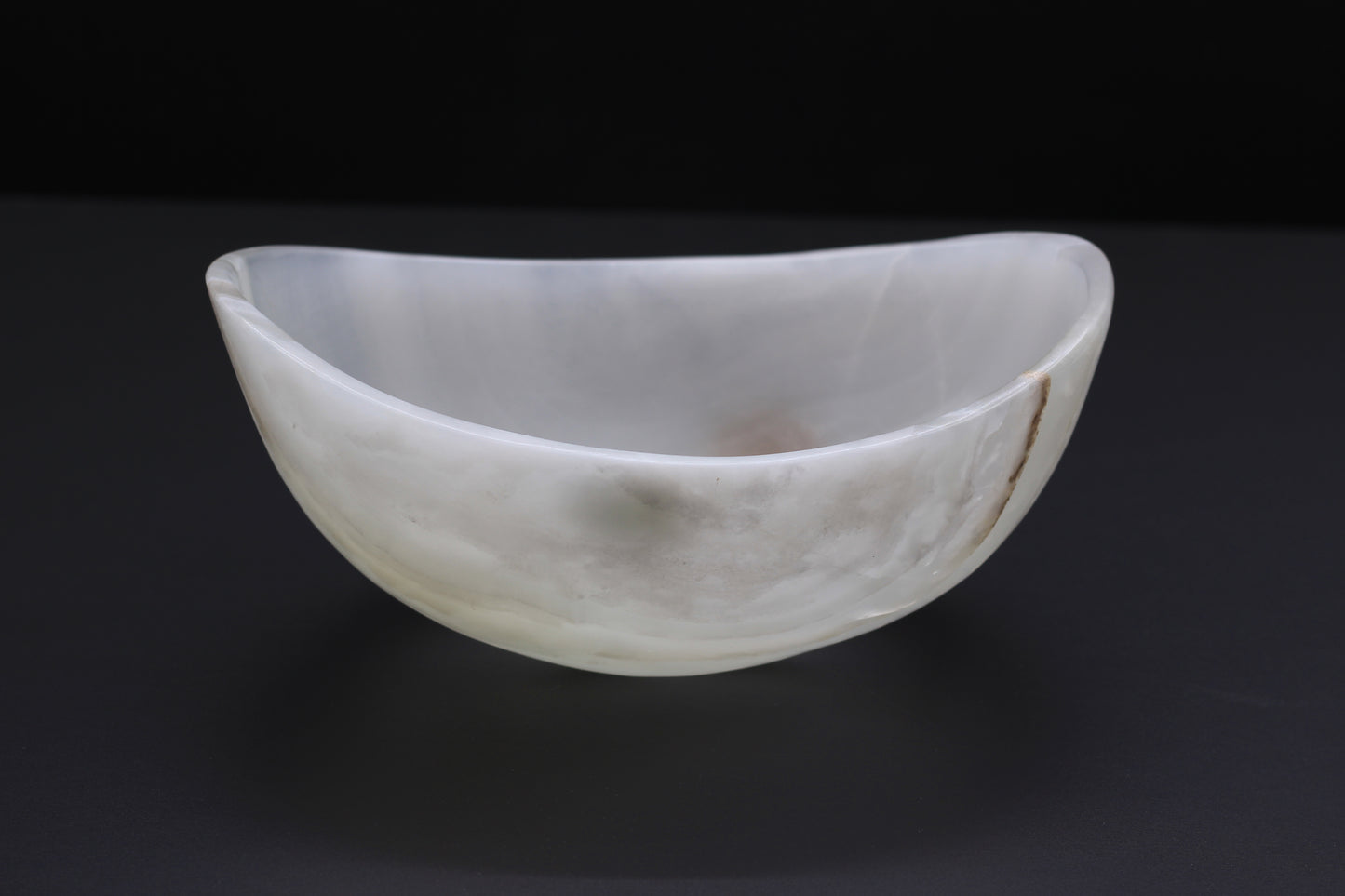 White Onyx Rice Bowl – Handcrafted 8" Serving & Decorative Bowl
