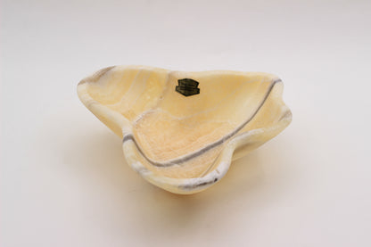 Honey Onyx Accent Centerpiece– 9" x 8" Handcrafted Decorative Piece