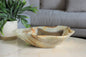 Green Onyx Accent Centerpiece Bowl – 10" x 8" Handcrafted Decorative Piece