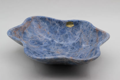 Blue Onyx Centerpiece Bowl – 12" x 10" Handcrafted Decorative Accent