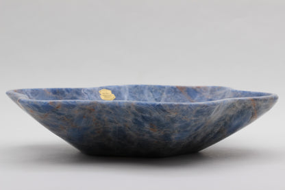 Blue Onyx Centerpiece Bowl – 12" x 10" Handcrafted Decorative Accent