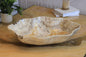 Beige & Yellow Onyx Centerpiece– 18" x 13" Handcrafted Statement Piece