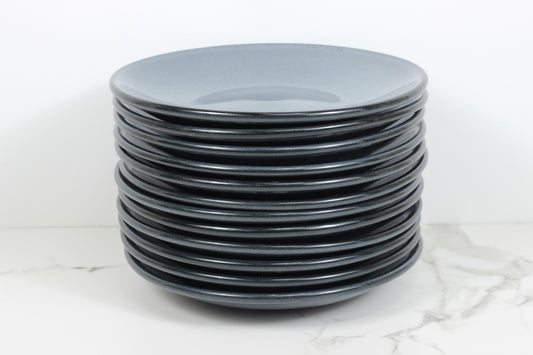 Anfora Denali Grey- 7.5" Round Plate- 1 Dozen