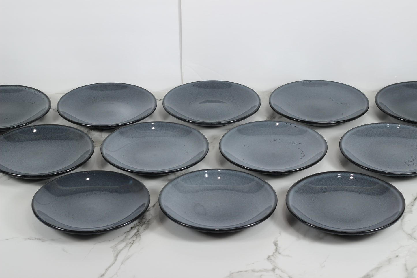 Anfora Denali Grey- 7.5" Round Plate- 1 Dozen