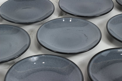 Anfora Denali Grey- 7.5" Round Plate- 1 Dozen