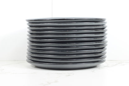 Anfora Denali Grey- 10" Oval Plate- 1 Dozen