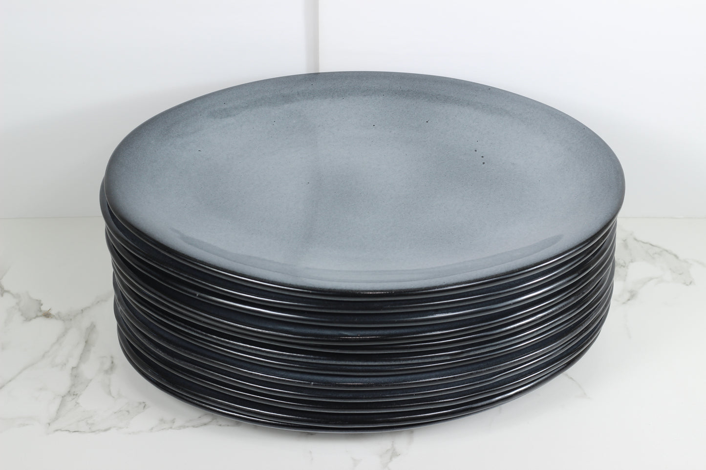 Anfora Denali Grey- 13.5" Oval Plate- 1 Dozen