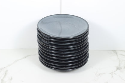 Anfora Denali Grey- 6" Round Plates- 1 Dozen