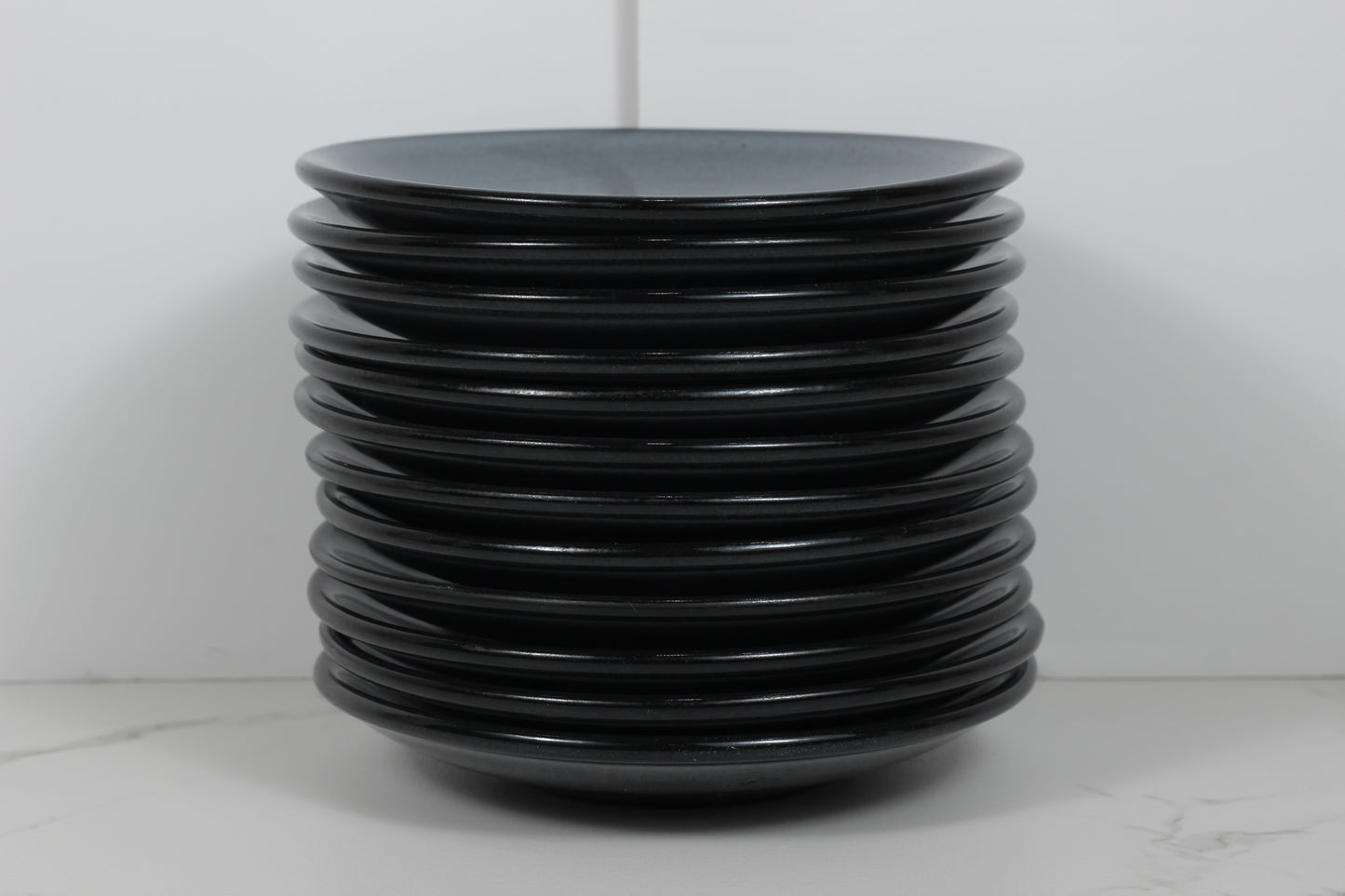 Anfora Denali Grey- 6" Round Plates- 1 Dozen