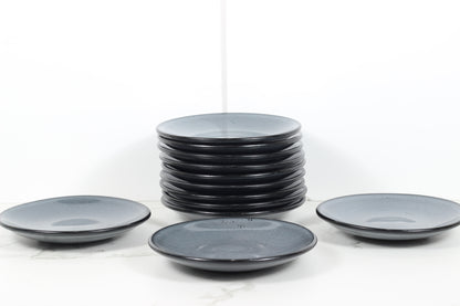 Anfora Denali Grey- 6" Round Plates- 1 Dozen