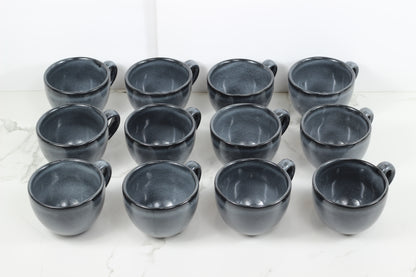 Anfora Denali Grey- 7.5oz Cappuccino Mug- 1 Dozen