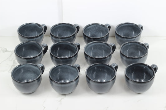 Anfora Denali Grey- 7.5oz Cappuccino Mug- 1 Dozen