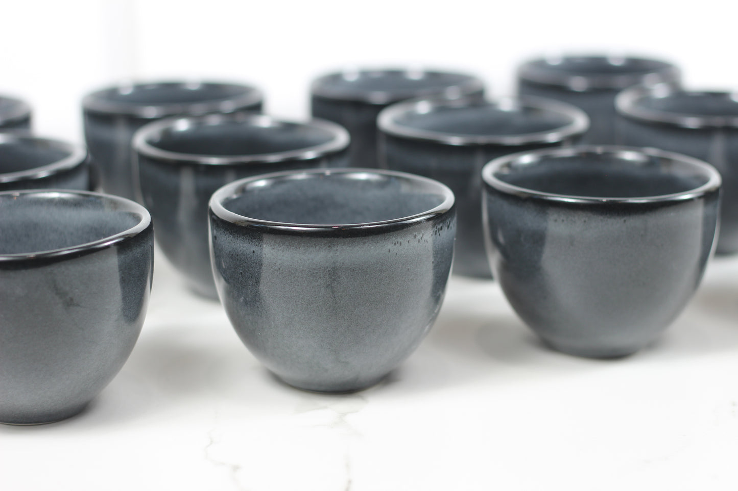 Anfora Denali Grey- 7.5oz Cappuccino Mug- 1 Dozen