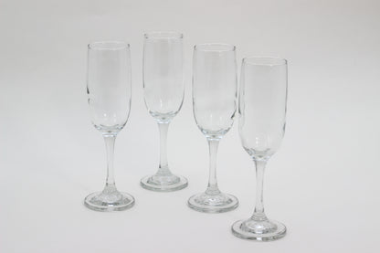Copa Flauta California 6.5oz Flute Glass – Set of 4