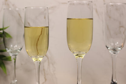 Copa Flauta California 6.5oz Flute Glass – Set of 4