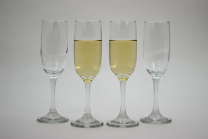 Copa Flauta California 6.5oz Flute Glass – Set of 4