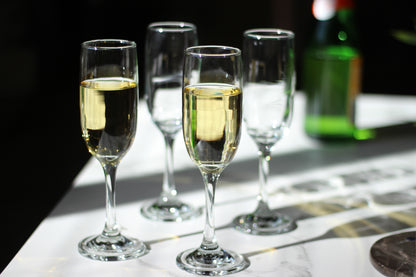 Copa Flauta California 6.5oz Flute Glass – Set of 4