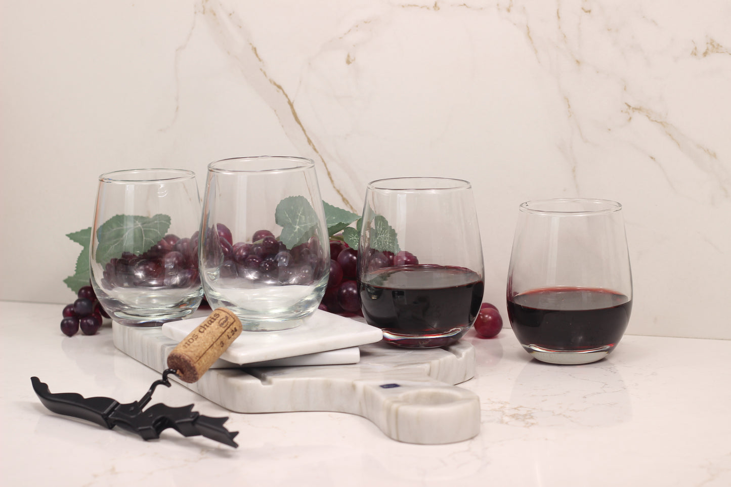 Vaso Napa 12oz Stemless Tumbler – Set of 4