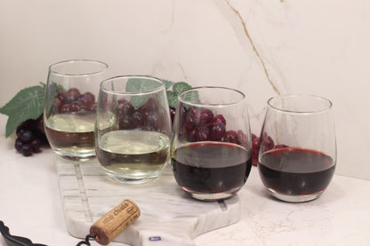 Vaso Napa 12oz Stemless Tumbler – Set of 4