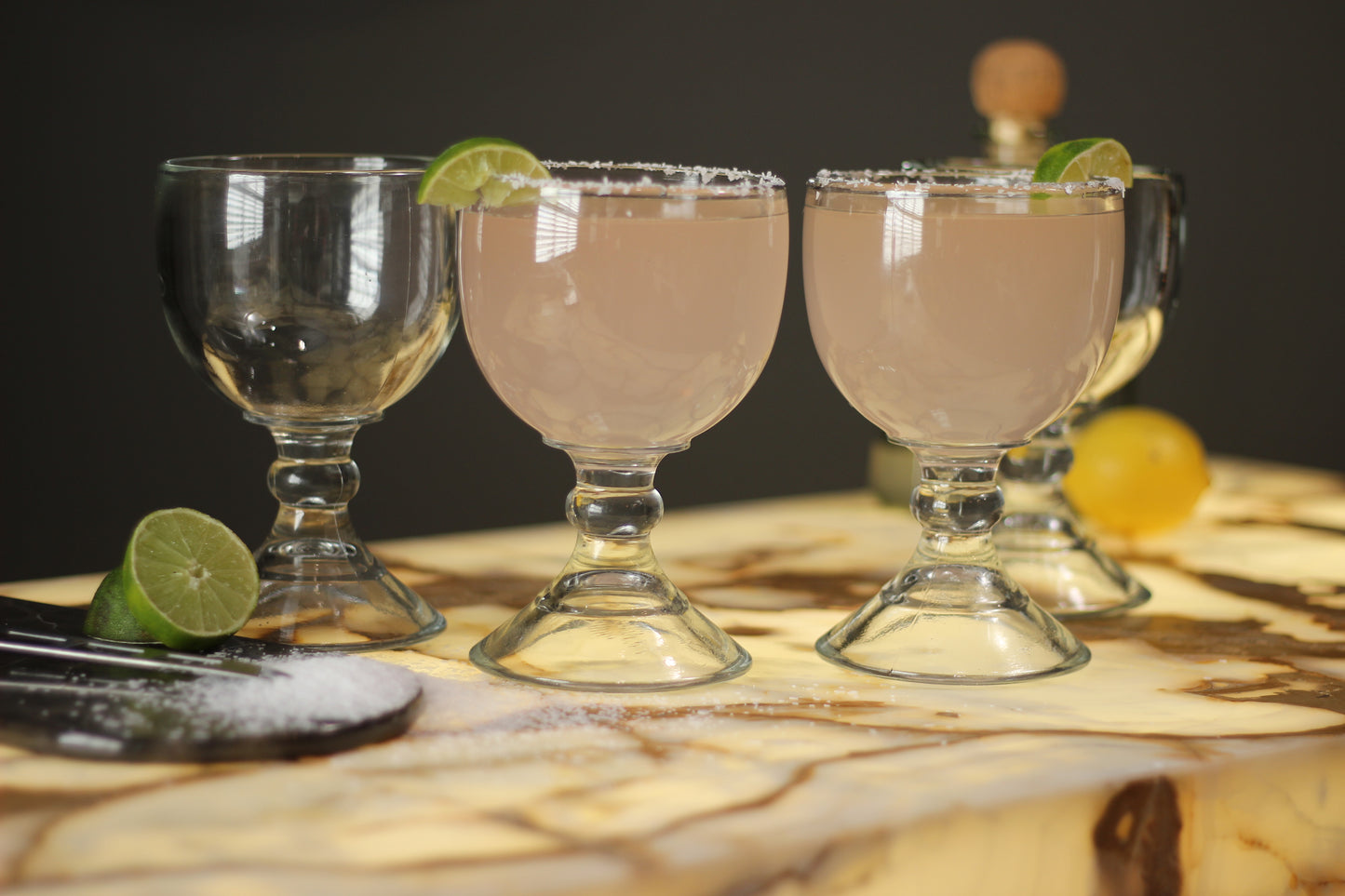 Copa Imperia 17oz Margarita Goblet Glass – Set of 4