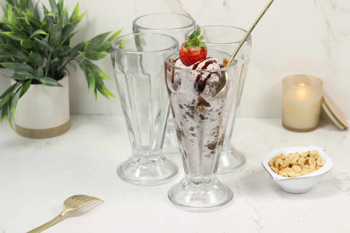 Copa Malteada 14oz Dessert Goblet – Set of 4