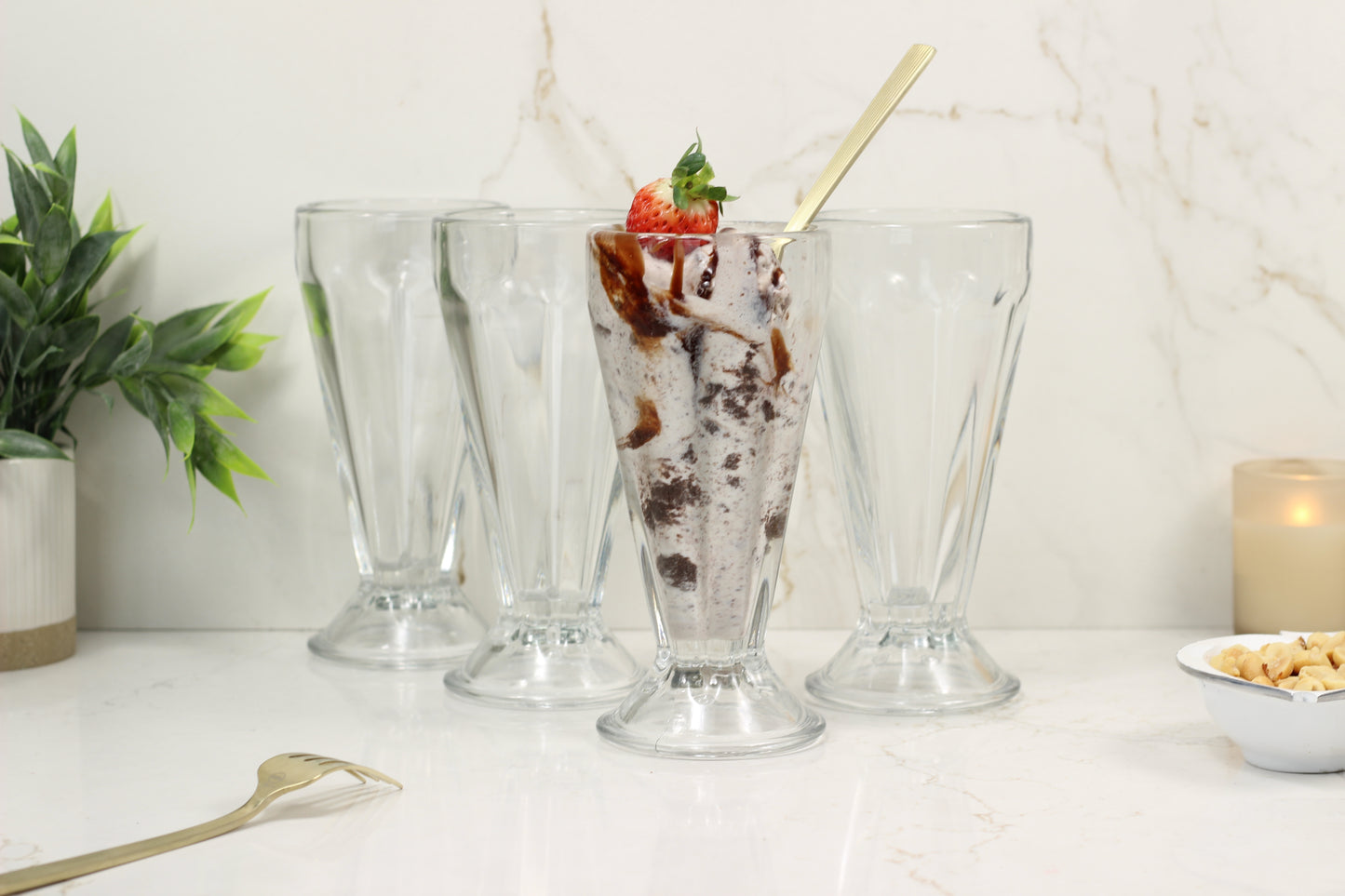 Copa Malteada 14oz Dessert Goblet – Set of 4
