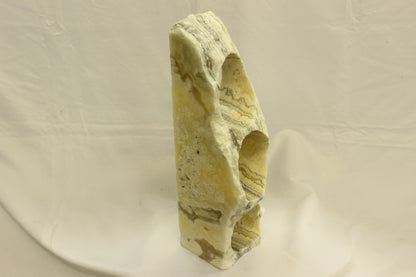 Brown & White Onyx Stone Wine Holder