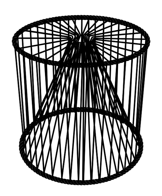 Black Barrel Acapulco Table